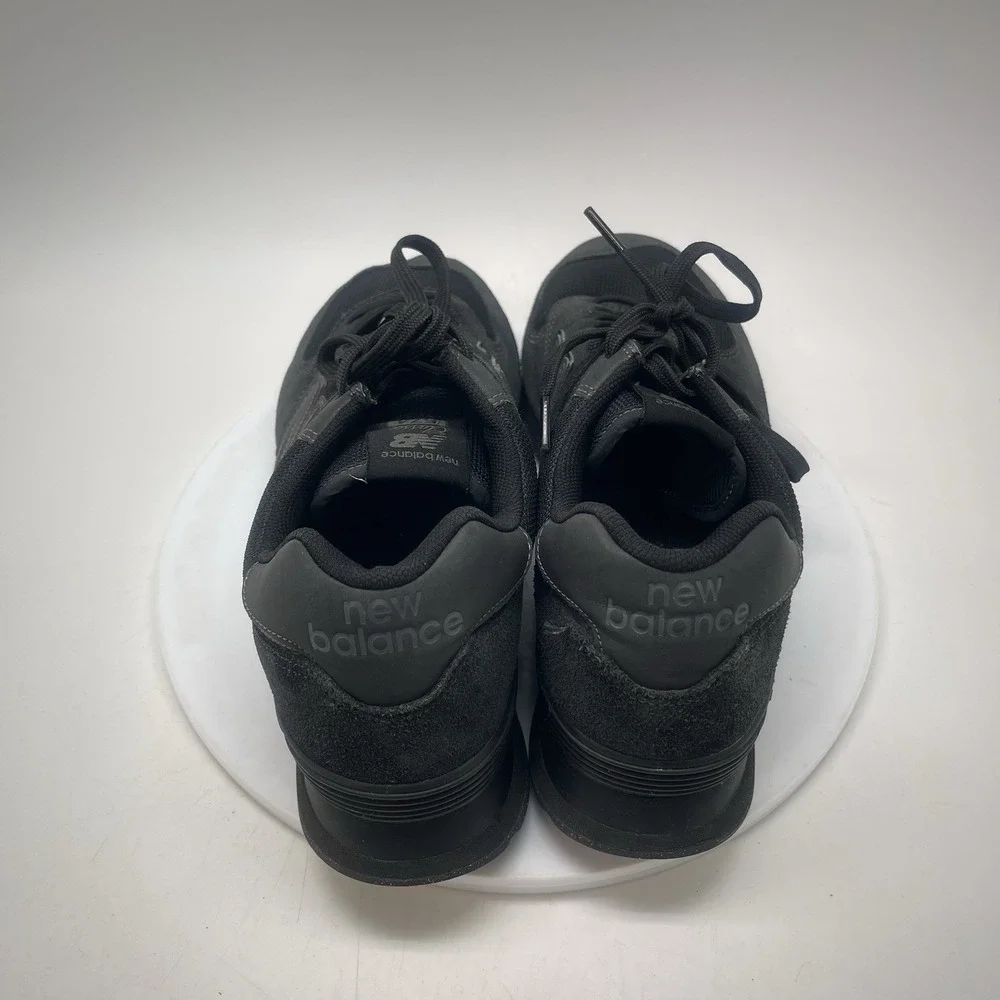 New Balance Sneakers Mens 11 D 574 ML574EVE Black Athletic Casual Gym Shoes